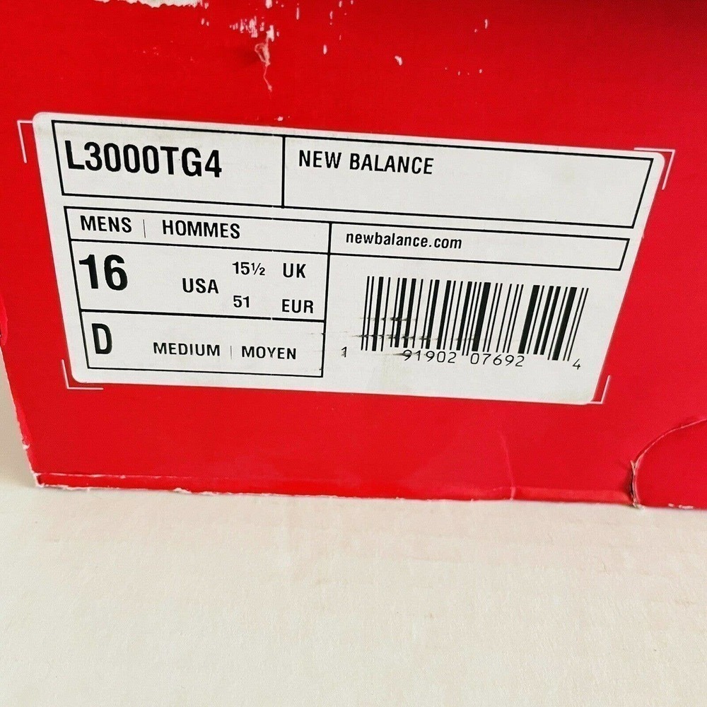 New Balance Low-Cut 3000v4 Metal Baseball Cleat Men's Green with White Sz 16D - Picture 9 of 9